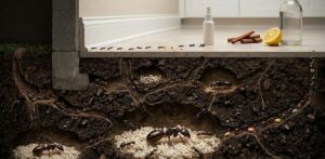 mierennest onder de grond