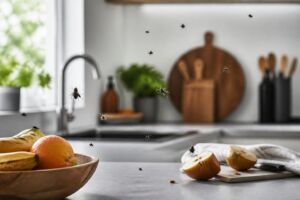 vliegen in de keuken