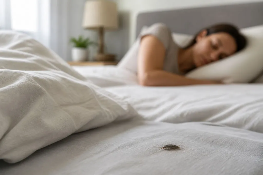 Zilvervisjes in bed: oorzaak en is dat gevaarlijk?