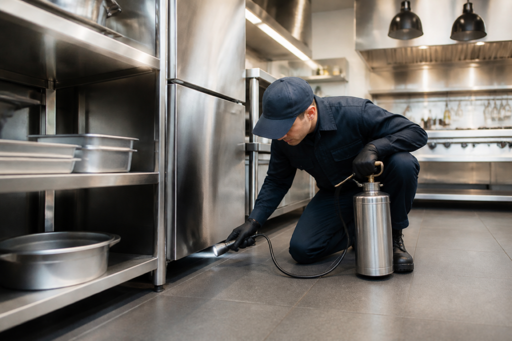 ongedierte bestrijder in de horeca